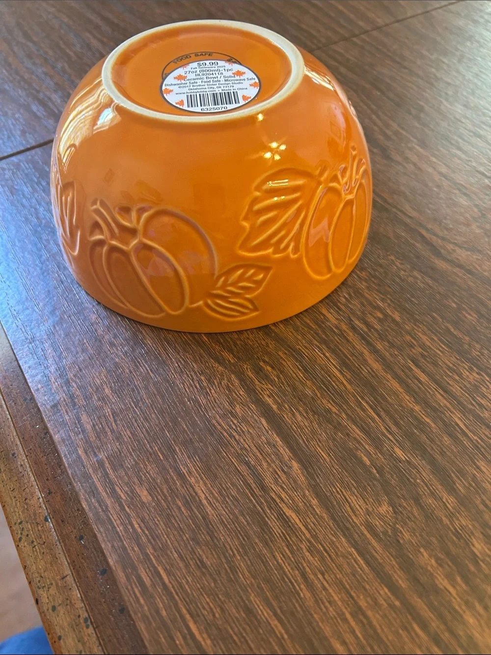 Hobby Lobby glossy orange